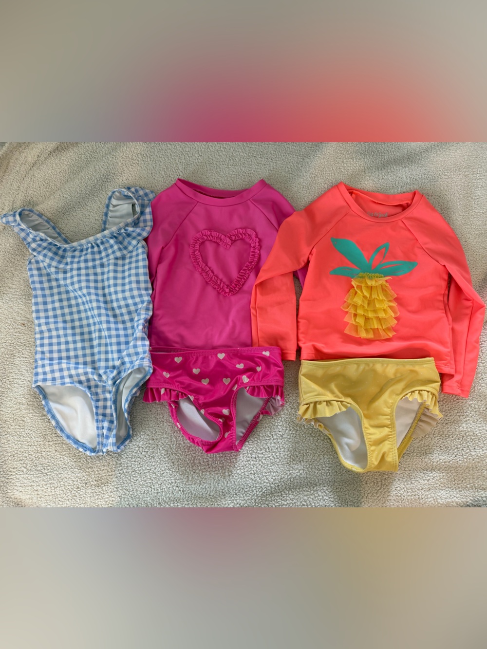 3T Girls Swimsuit Bundle Carter’s & Cat and Jack